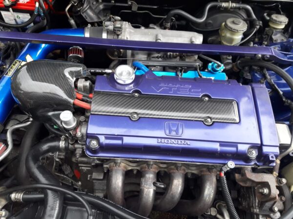 DISTCAPHONDAA DISTRIBUTOR COVER (B-SERIES) FOR HONDA DC2 EG6 EK9 EF8 CARBONFIBER