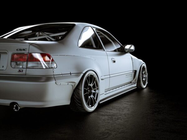 EM1 BODY KIT STYLE NVY1 HONDA CIVIC COUPE