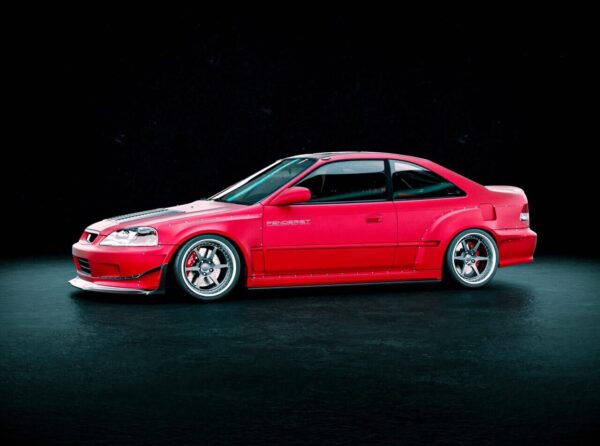 EM1 BODY KIT STYLE NVY1 HONDA CIVIC COUPE