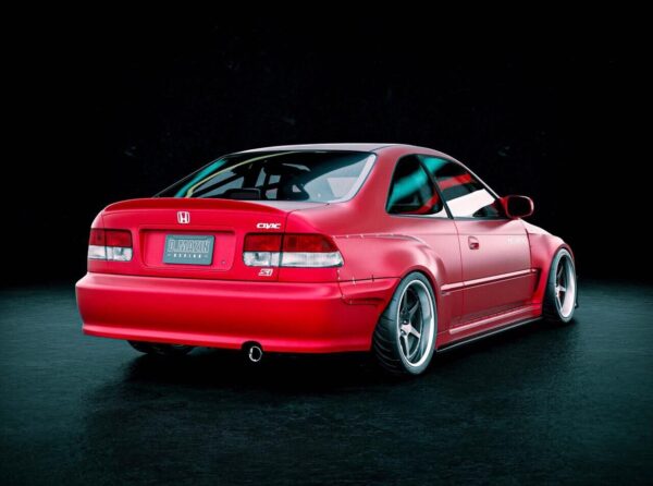 EM1 BODY KIT STYLE NVY1 HONDA CIVIC COUPE