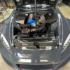 COOLING PLATE + ENGINE BAY COVER BATERRY AND FUILD COVER IN CARBON FIBER