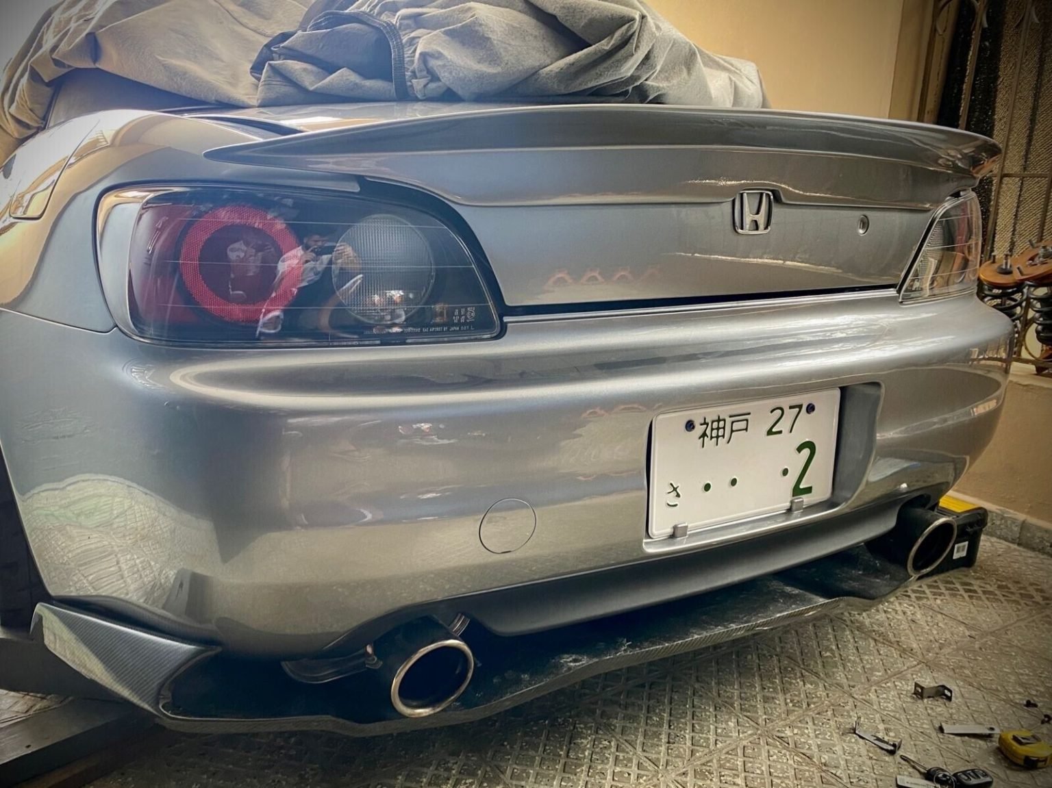 Voltex Style Rear Diffuser HONDA S2000 STYLE REAR DIFFUSER VOLTEX - NVY Composite