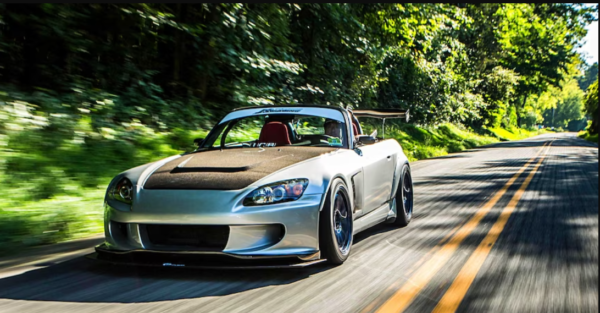 S2000 FRONT FENDER STYLE ASM + END CAP BUMPER + COVER CF