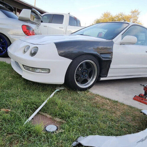 ACURA INTEGRA FRONT FENDER STYLE J’S + FENDER CUT OUT