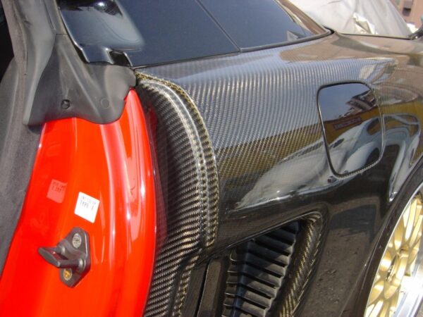NSXNVYCOMPOSITEREARFENDER2 NSX REAR FENDER OEM STYLE