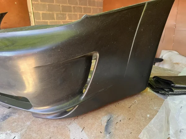NVYCOMPOSITE ASM S2K FIBERGLASS CARBON HONDA S2000 STYLE ASM REAR BUMPER AND FLARES