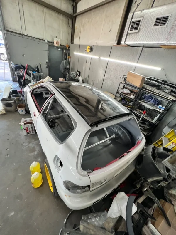 ROOFNVYCOMPOSITEEGROOFCARBON82 ROOF EG6 HONDA CIVIC 93-95 HB