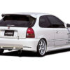 cwestnvycomposite HONDA CIVIC HB EK9 STYLE CWEST REAR BUMPER