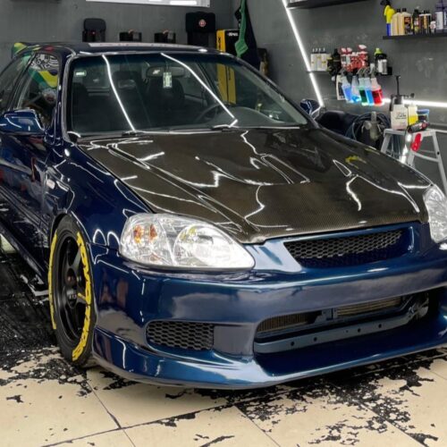 HONDA CIVIC HB EK9 STYLE  CWEST FRONT BUMPER 00
