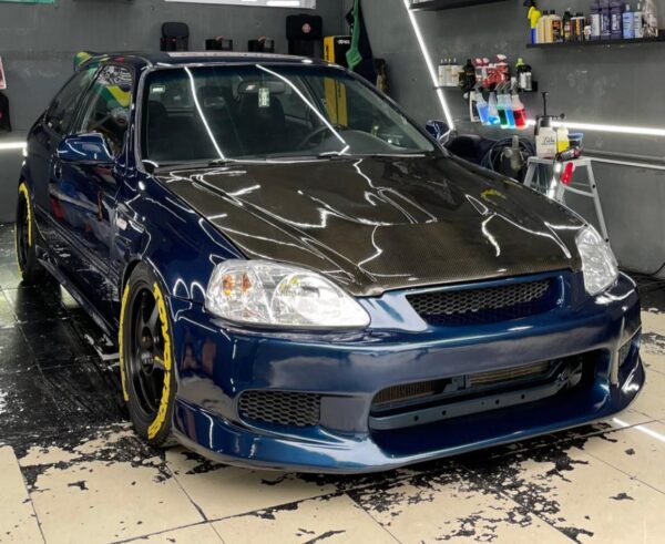 nvycompositecwestek920003 HONDA CIVIC HB EK9 STYLE CWEST FRONT BUMPER 00