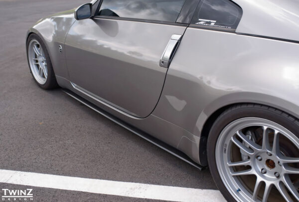nvycompositesideskirtfeed350z02 NISSAN 350Z Z33 SIDE SKIRT FED