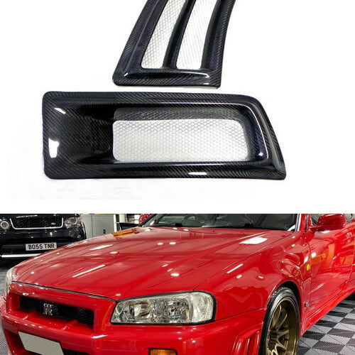 gtr34airductnvycomposite FRONT BUMPER GTR34 VENT
