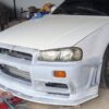 gtr34r34nvycompositenissan FRONT BUMPER GTR34 VENT