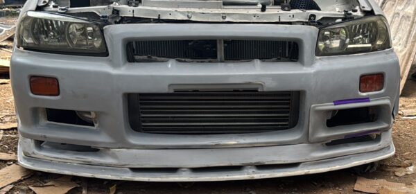 FRONT LIP + DIFFUSER  BUMPER GTR34