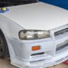 FRONT LIP + DIFFUSER  BUMPER GTR34